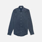 Kenneth Cole Reaction Men's Slim Fit Collared Button Down Shirt Blue Size 34X35