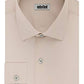 Kenneth Cole Men's Slim Fit Solid Dress Shirt Brown Size 2XL