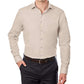 Kenneth Cole Men's Slim Fit Solid Dress Shirt Brown Size 2XL