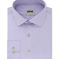 Kenneth Cole Reaction Men's Slim Fit Stripe Dress Shirt Purple Size XL