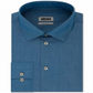 Kenneth Cole Men's Regular Fit Solid Dress Shirt Blue Size -L