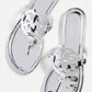 Tory Burch - Women's Argento Miller Logo Slides Sandals