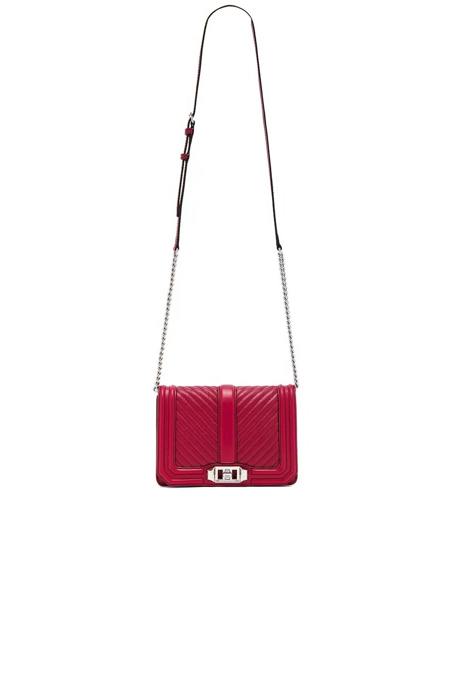 Rebecca Minkoff - Women's Chevron Quilted Small Love Crossbody Bag