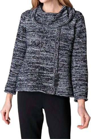 Habitat - Tweedy Chenille Cowl Pullover Sweater