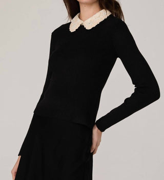 French Connection - Mozzarella Embellished Knit Top