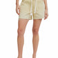 Free People - Moxie Mid Rise Belted Drawstring Cutoff Denim Shorts