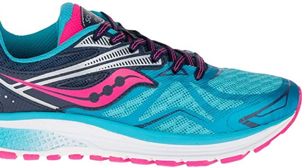 Saucony Girl'S Ride 9 Running Shoe Blue/Pink Size 6 M Us Big Kid