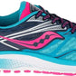 Saucony Girl'S Ride 9 Running Shoe Blue/Pink Size 6 M Us Big Kid