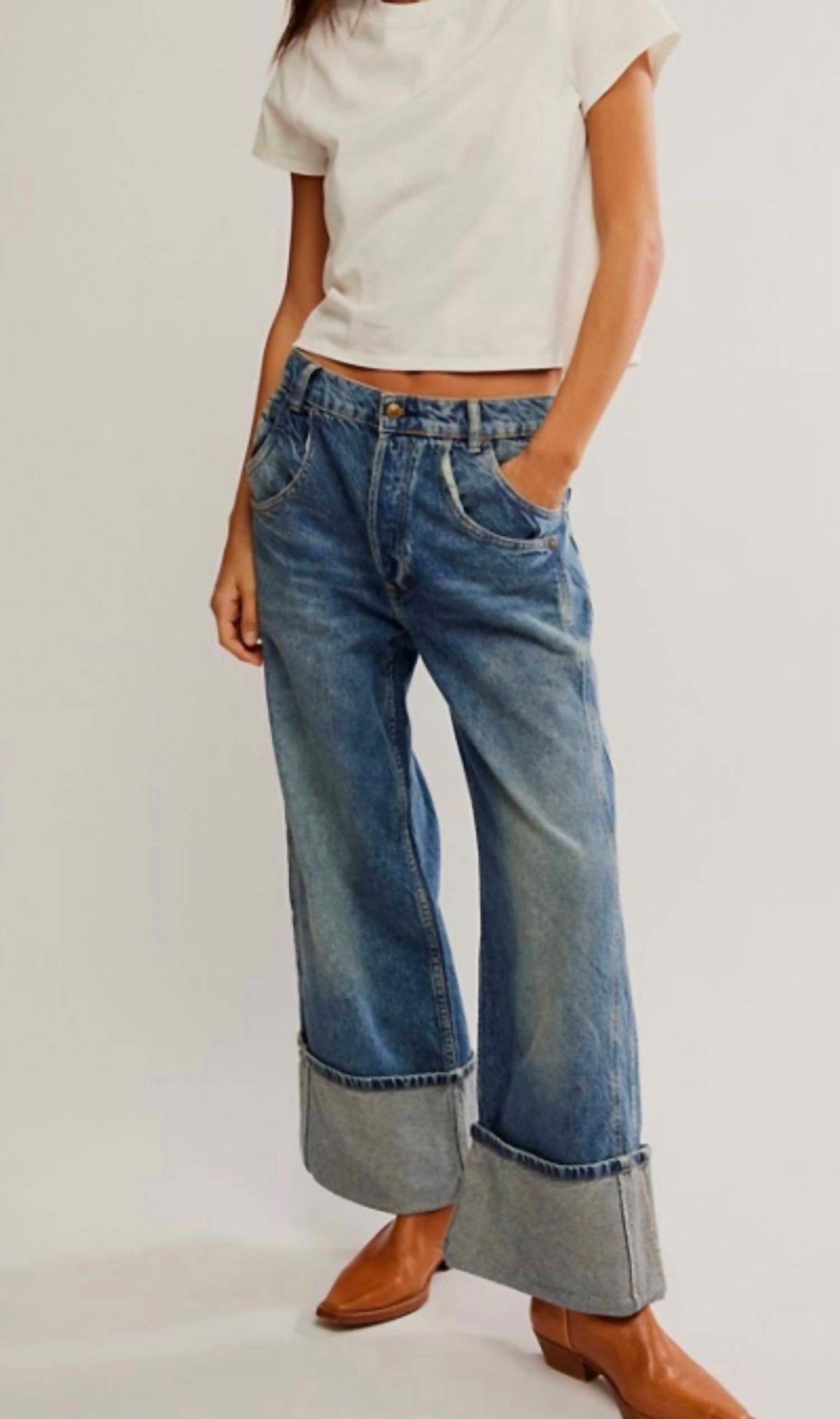 Free People - Final Countdown Mid Rise Jeans