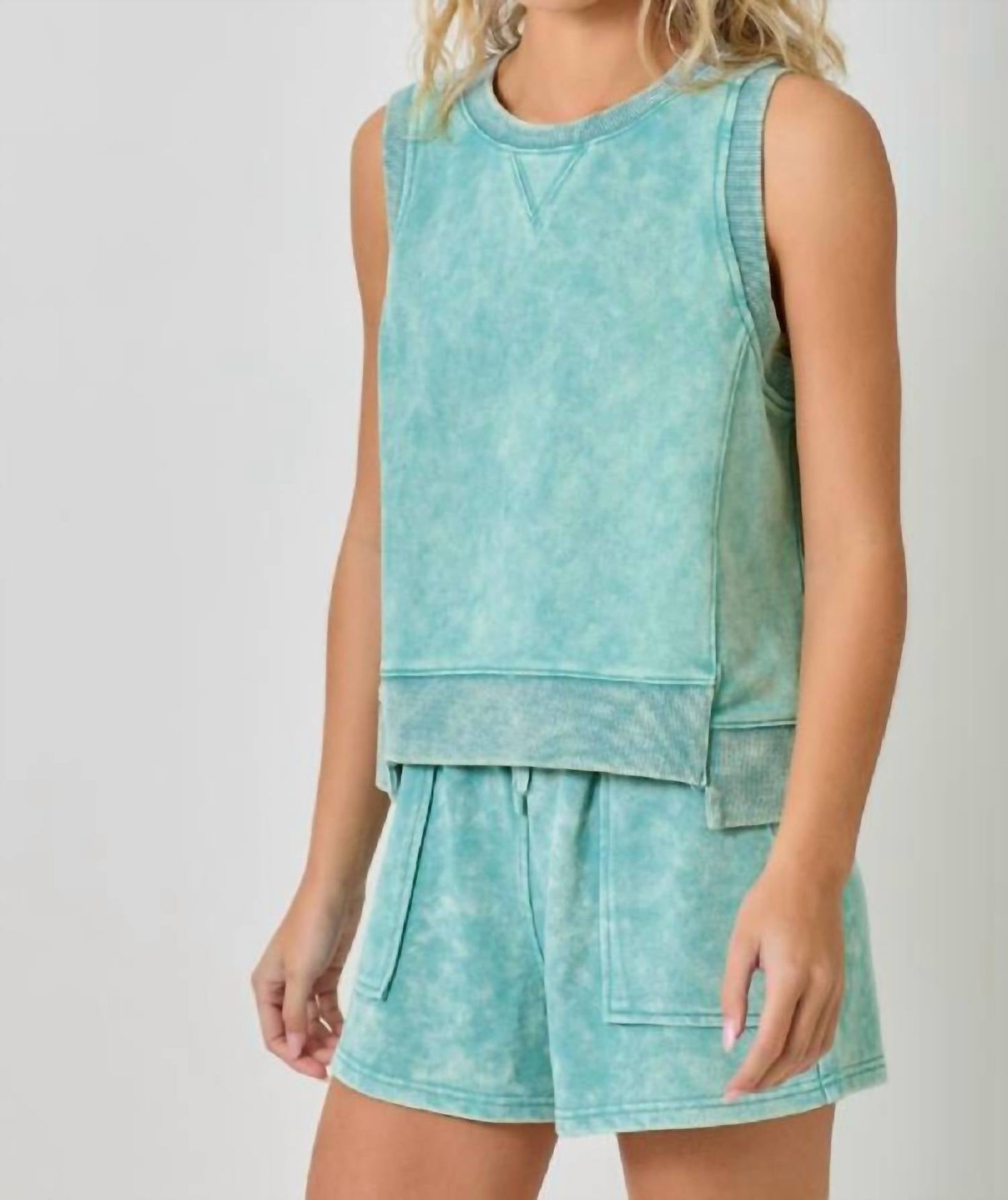 Mystree - Bowie Sleeveless Terry Top