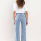 Vervet By Flying Monkey - High Rise Distressed Hem Crop Dad Jeans