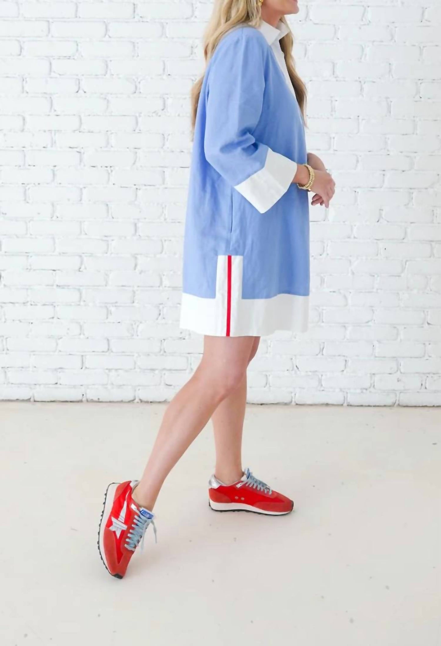 Caryn Lawn - Carrie Long Sleeve Mini Dress