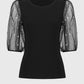 Joseph Ribkoff - Pullover Top With Pearl Sleeves