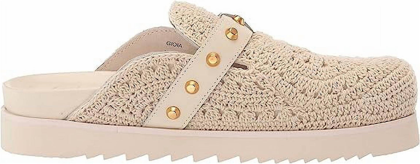 Ash - Women's Buckle Strap Slip On Round Toe Clogs