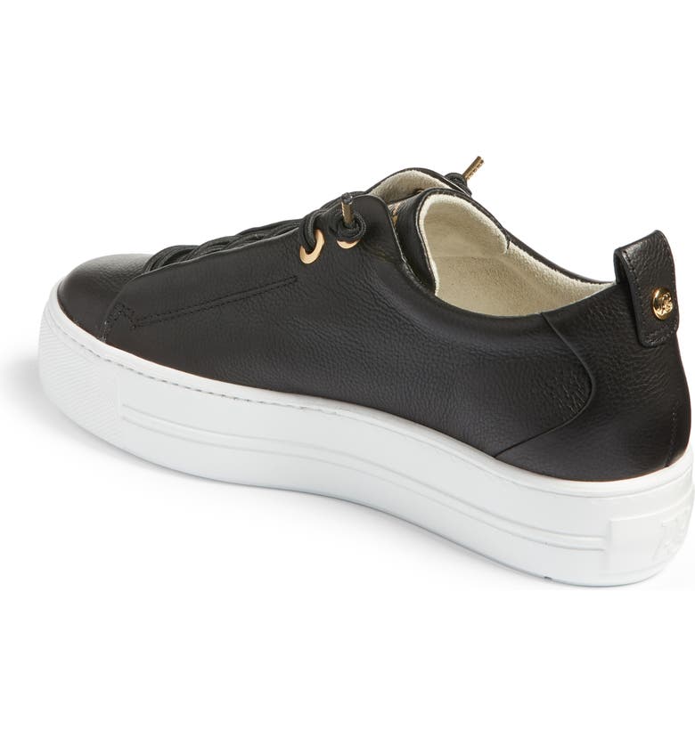 Paul Green Women's Faye Sneaker Black Size 8 M