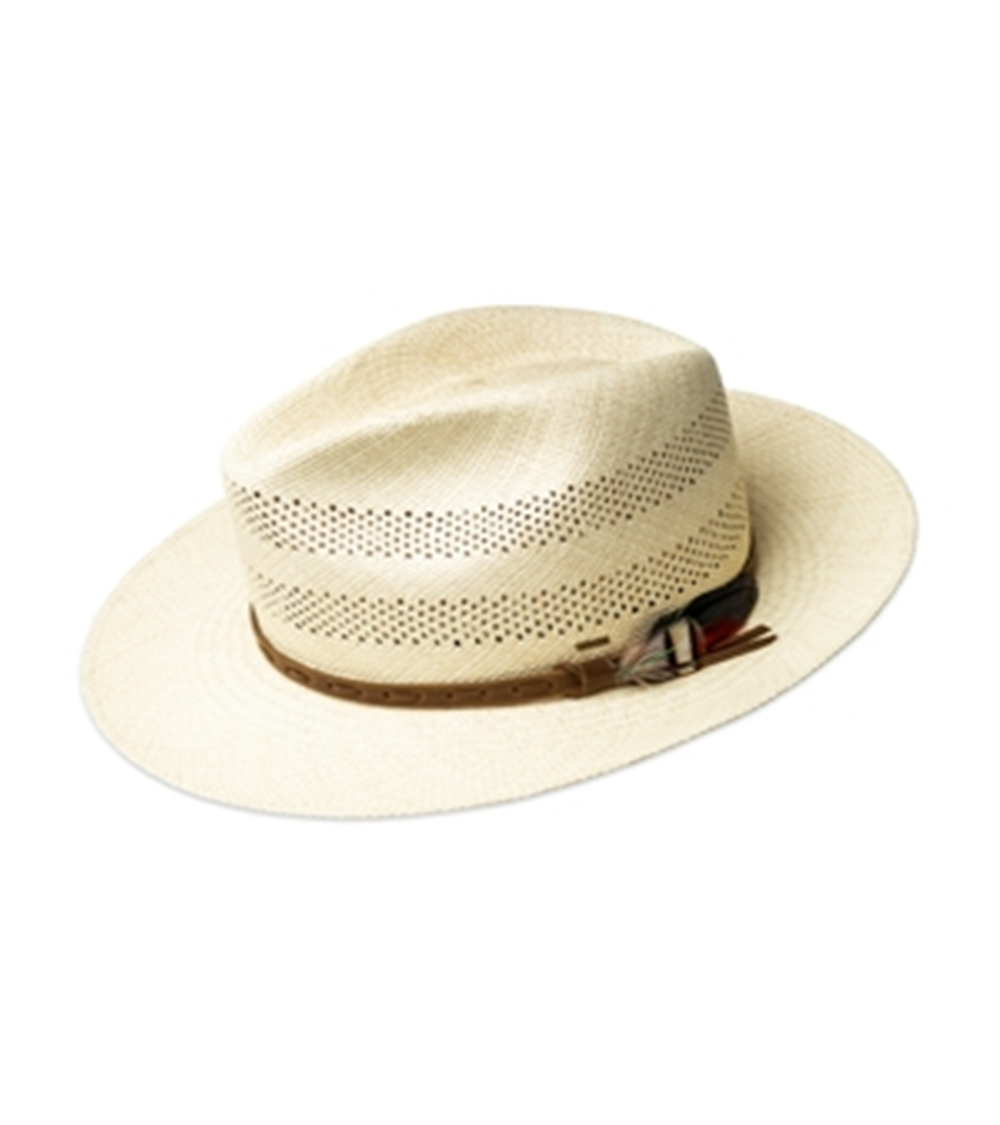 Bailey Of Hollywood Men's Ezra Panama Straw Hat Brown Size Regular