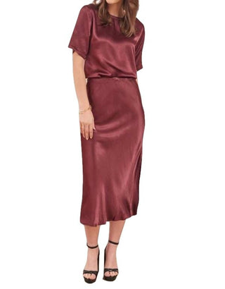 Lamade - DORIT SILKY SLIP SKIRT