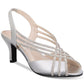 Caparros Women's Twilight Strappy Evening Sandals Gray Size 9.5M