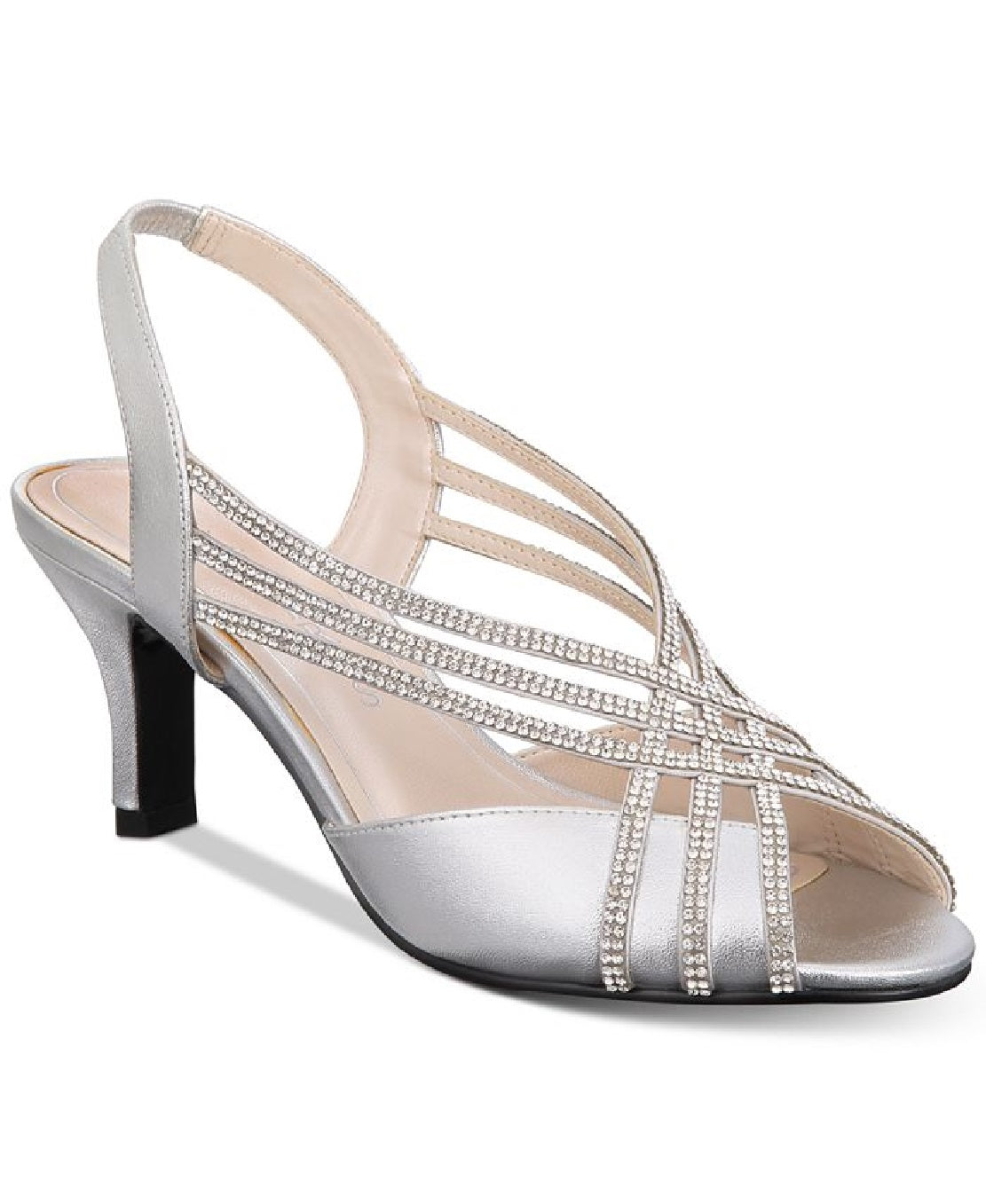 Caparros Women's Twilight Strappy Evening Sandals Gray Size 9.5M