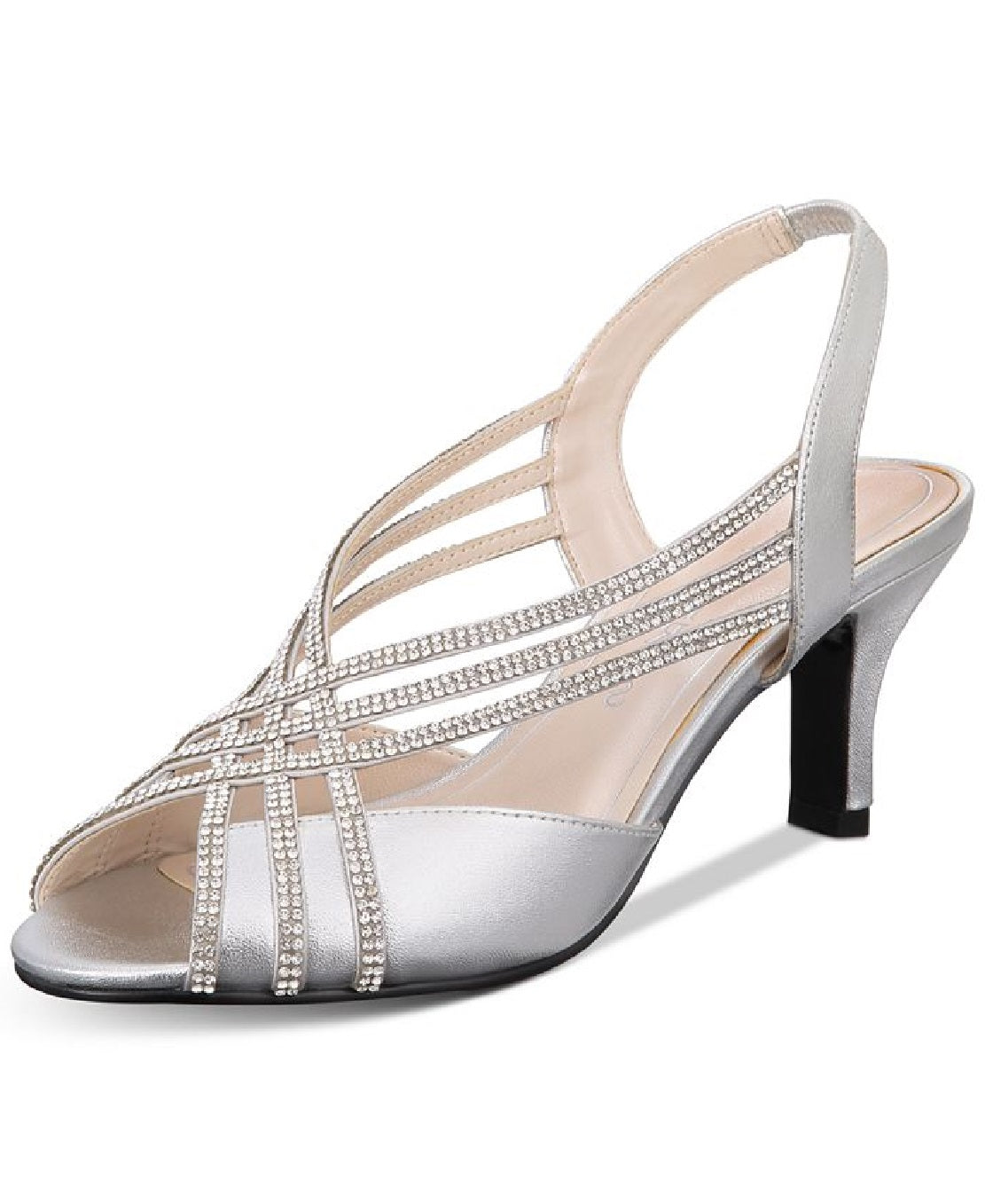 Caparros Women's Twilight Strappy Evening Sandals Gray Size 9.5M