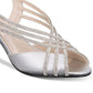 Caparros Women's Twilight Strappy Evening Sandals Gray Size 9.5M