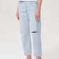Agolde - Women's 90's Crop Mid Rise Straight Jean