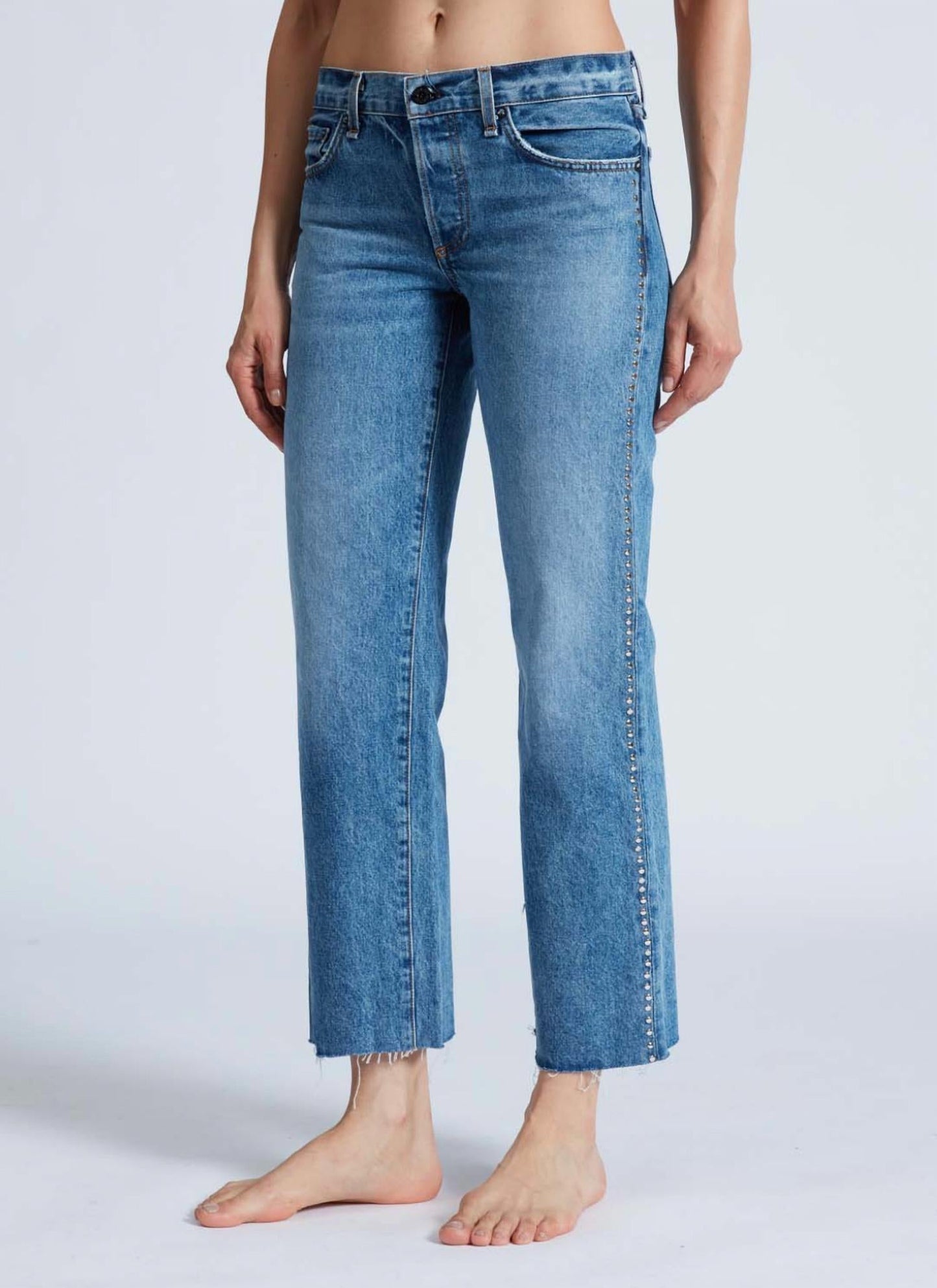 Askk Ny - Low Rise Straight Jeans