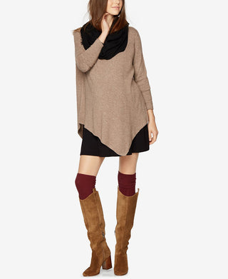 BCBGMAXAZRI Women's Maternity Jersey A Line Dress Black Size X-Small