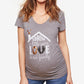 Motherhood Maternity Women's Adding A Little More Love To Our Family Maternity Tee Gray Size X-Small