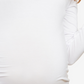Motherhood Maternity Women's Long Sleeve Side Ruched Maternity T-Shirt White Size Medium