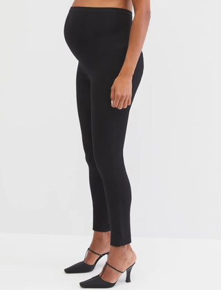 Motherhood Maternity Women's The Maia Secret Fit Belly Skinny Ankle Maternity Pants Black Size Medium