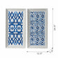 The Mariner’s Motif™ – Set of Coordinated Indigo Panels