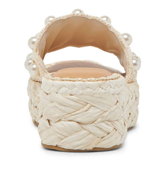 Dolce Vita - Women's Caper Raffia Platform Slide Sandal