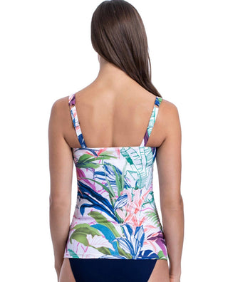 Profile By Gottex - Scoop Neck Shirred Underwire Tankini Top