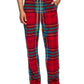 Joe Boxer Men's Fleece Pants Red Size Medium