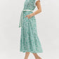 Entro - Delicate Blooms Floral Midi Dress