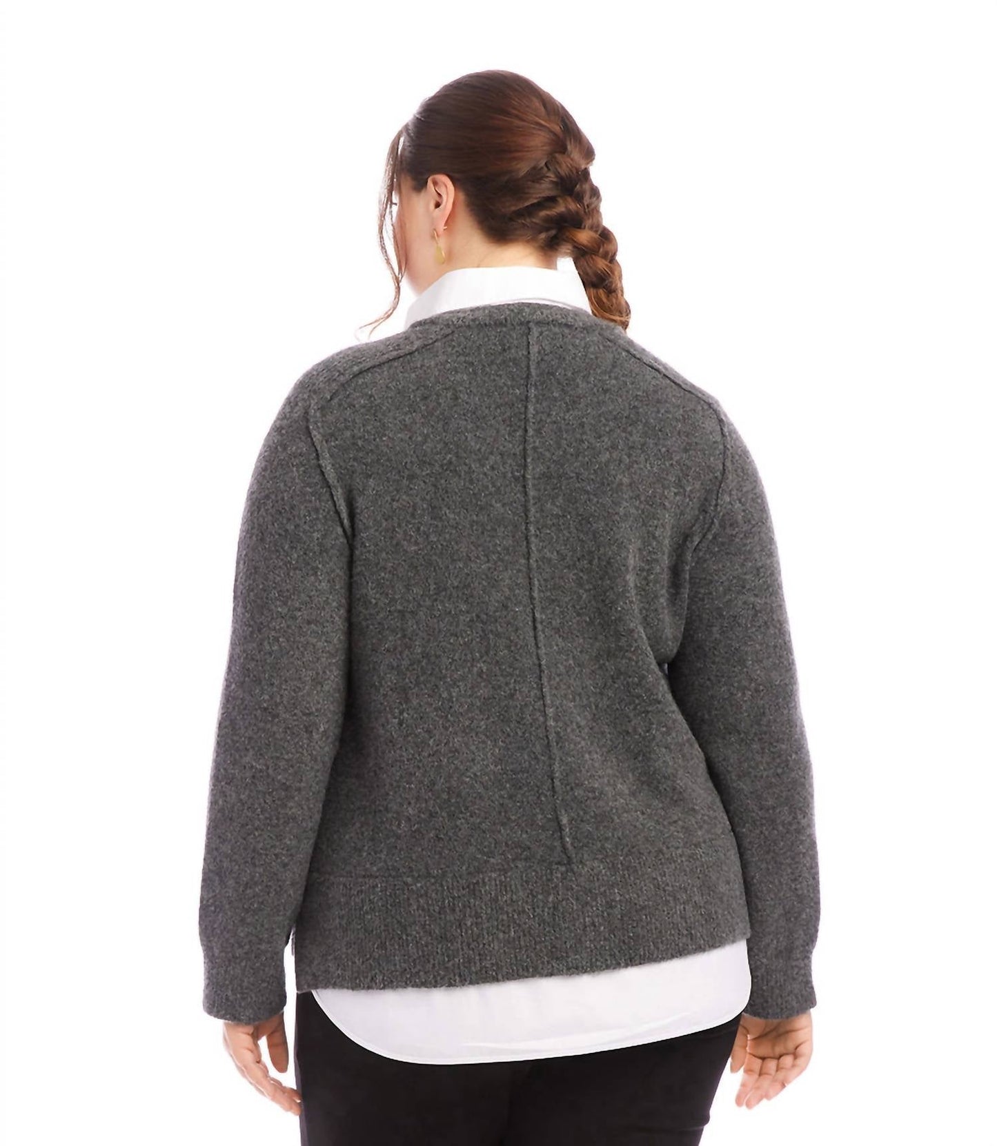 Karen Kane - Plus Size Layered Sweater