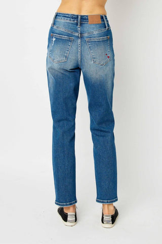 Judy Blue - High Waist Coin Pocket Boyfriend Jeans