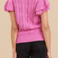 Jodifl - Halsey Knit Ruffly Sleeve Cardigan