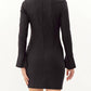 Adelyn Rae - Carmelia Rhinestone Cuff Mini Dress