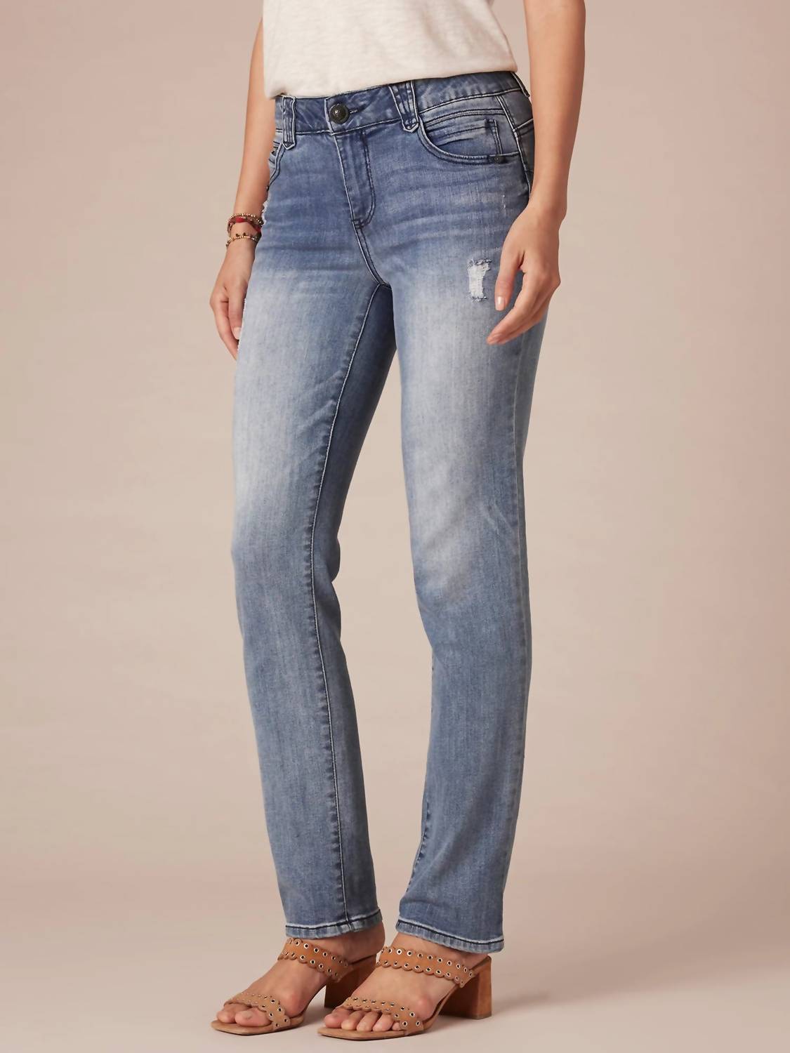 Democracy - Vintage Denim Straight Leg Jeans