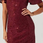 Astr - Sequin Cocktail Conversation Dress