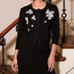 Fifteen Twenty - Bree Embellished Leaf Embroidery Cardigan