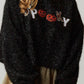 Peach Love - Spooky Sparkly Halloween Sequins Top