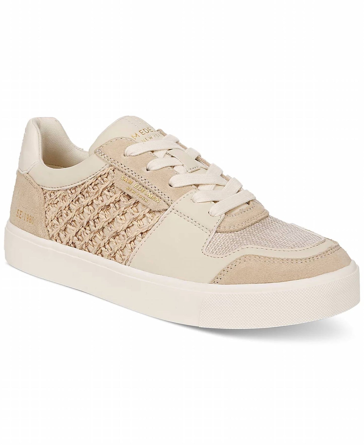 Sam Edelman - Women's Elcie Lace Up Low Top Flat Fashion Sneaker