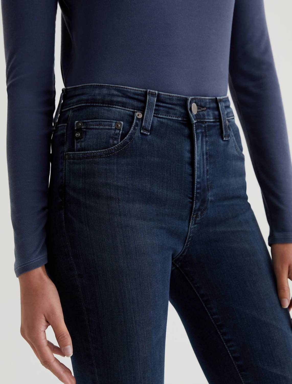 Ag Jeans - Mari Extended High-rise Slim Straight Jeans