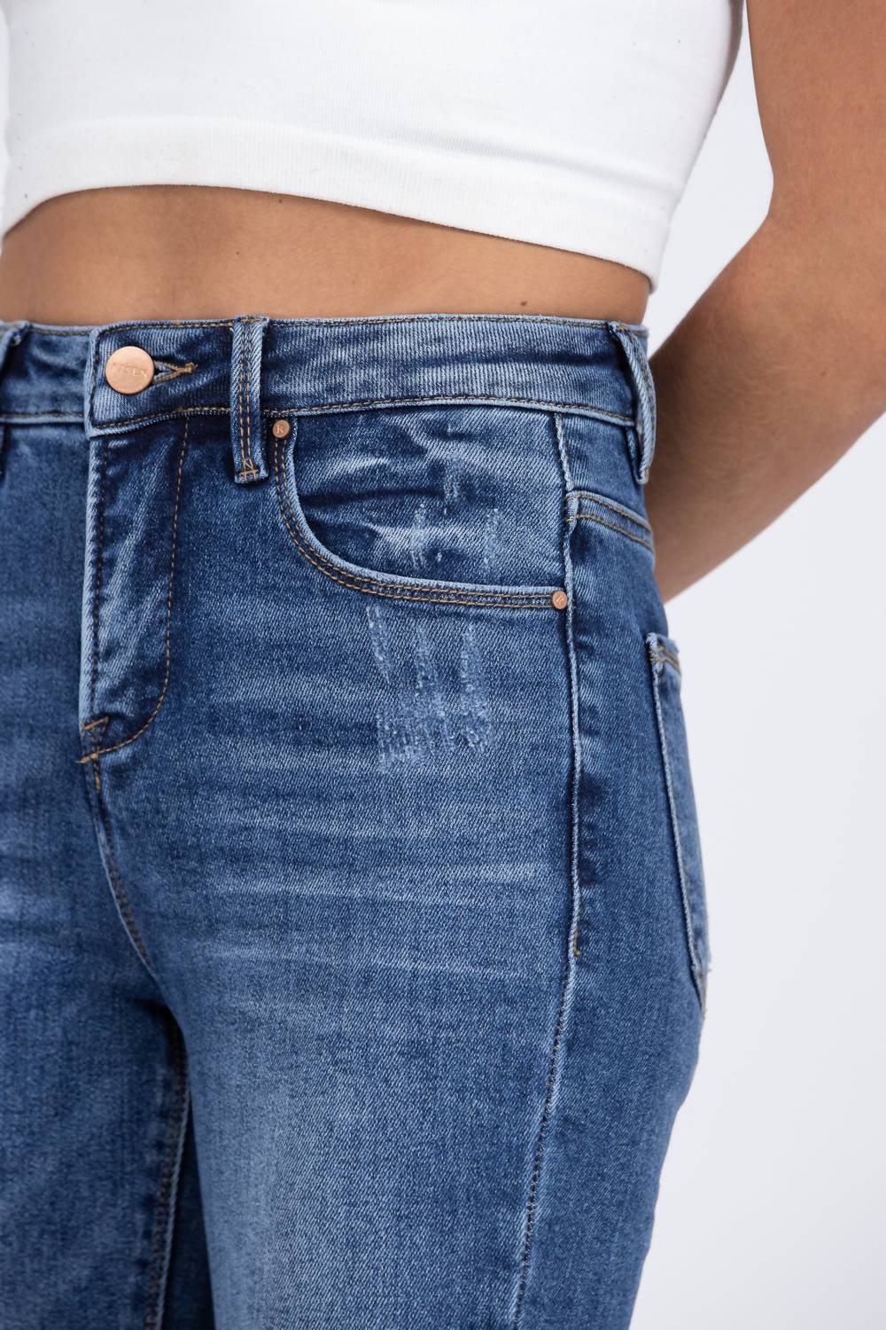 Risen - Must Have You High-Rise Tummy Control Flare Denim Jeans