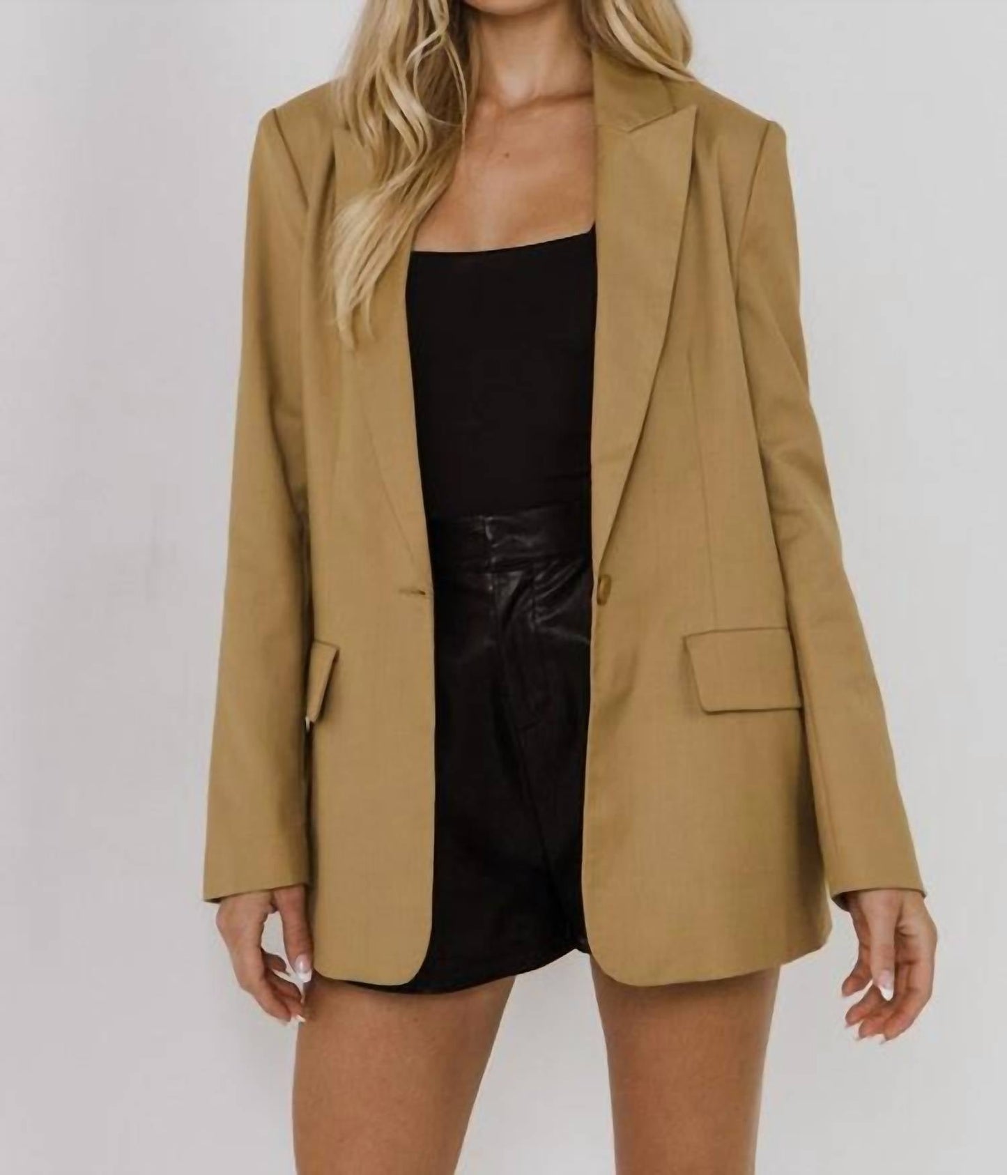 Endless Rose - Single Breasted Long Sleeve Blazer