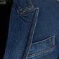 Alexander Mcqueen - Cotton Denim Blazer