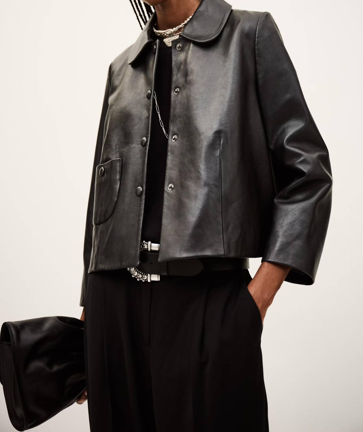 Ba&Sh - Mylos Leather Jacket